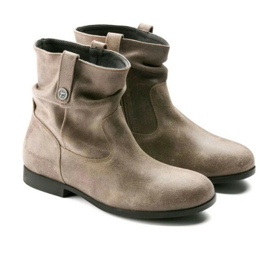 Birkenstock Sarnia VL Suede Leather Taupe Regular