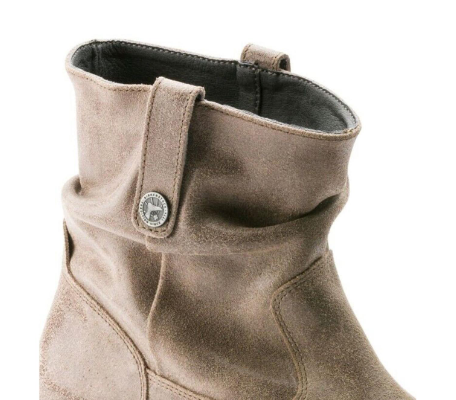 Birkenstock Sarnia VL Suede Leather Taupe Regular