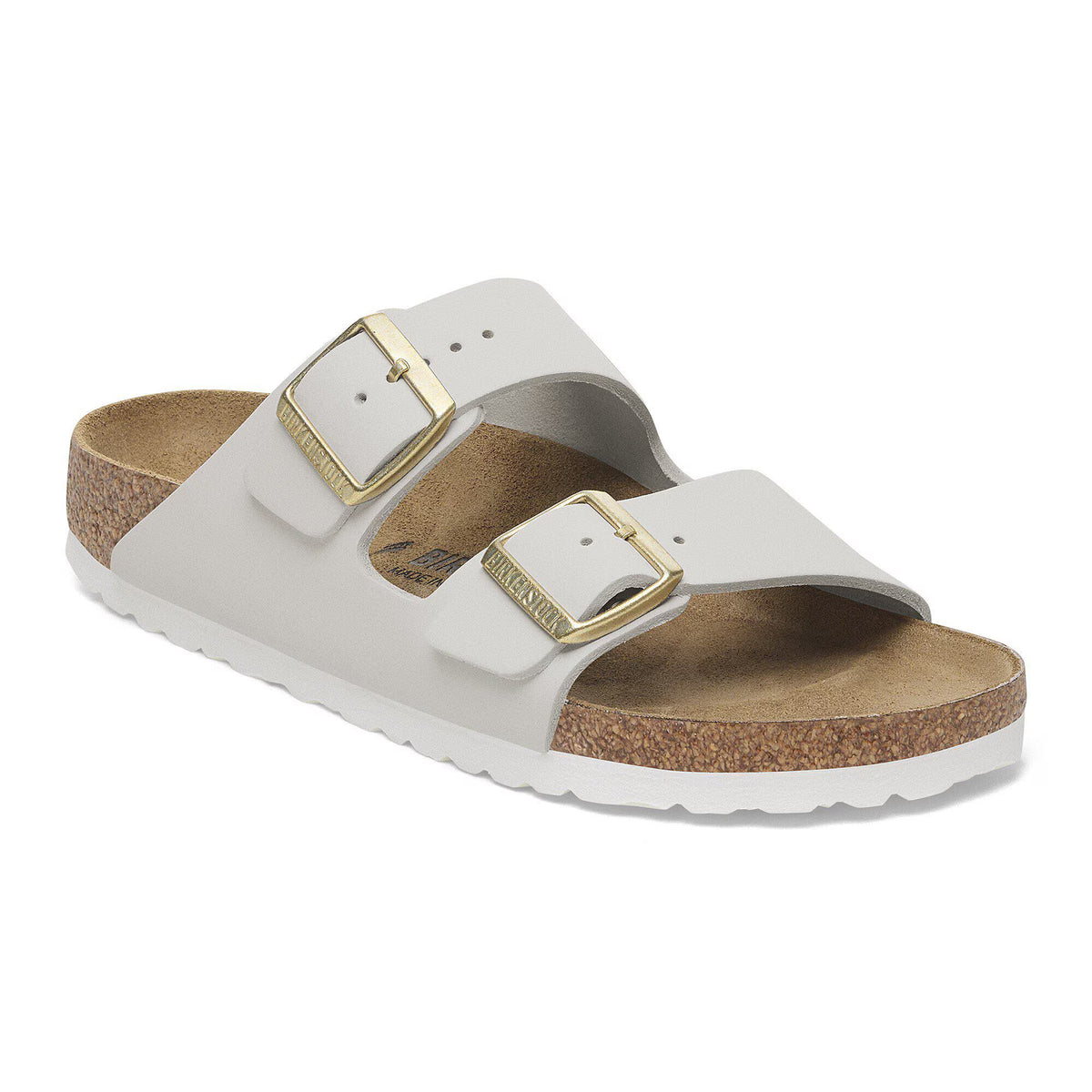 Birkenstock Arizona Nubuck Leather Sandals - Whale Gray - Regular