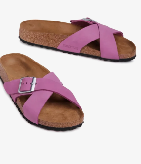Birkenstock Siena II Nubuck Leather Purple Orchid Narrow