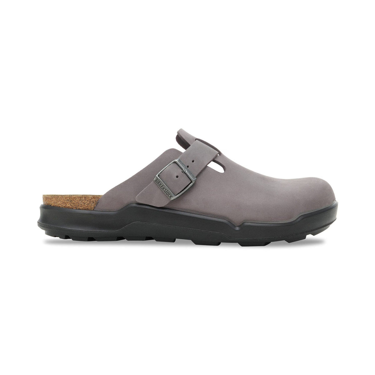 Birkenstock Boston CT Waxy Leather Clogs - Iron - Regular