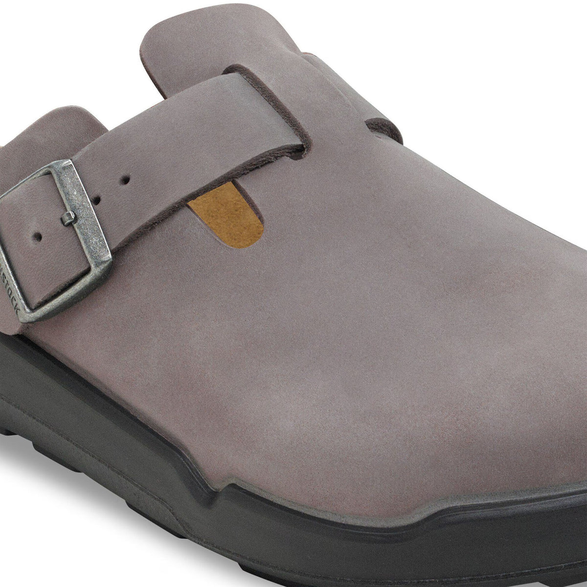 Birkenstock Boston CT Waxy Leather Clogs - Iron - Regular