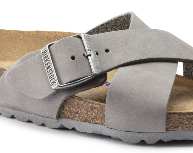 Birkenstock Siena Soft Footbed Nubuck Leather Dove Gray Narrow