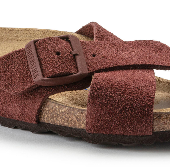 Birkenstock Siena Soft Footbed Suede Leather Chocolate Narrow