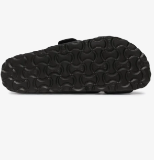 Birkenstock Siena Vintage Metallic Black Leather Sandals Narrow