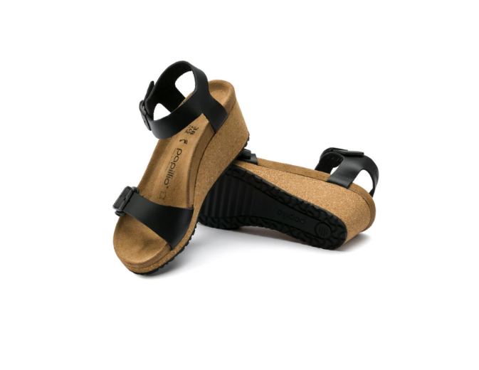Birkenstock Soley Leather Black Narrow