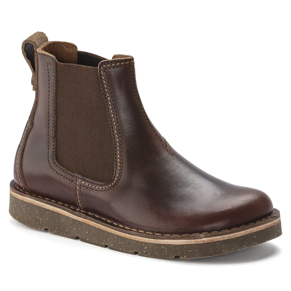 Birkenstock Birmingham Slip On Oiled Leather Shoes - Roast - Regular