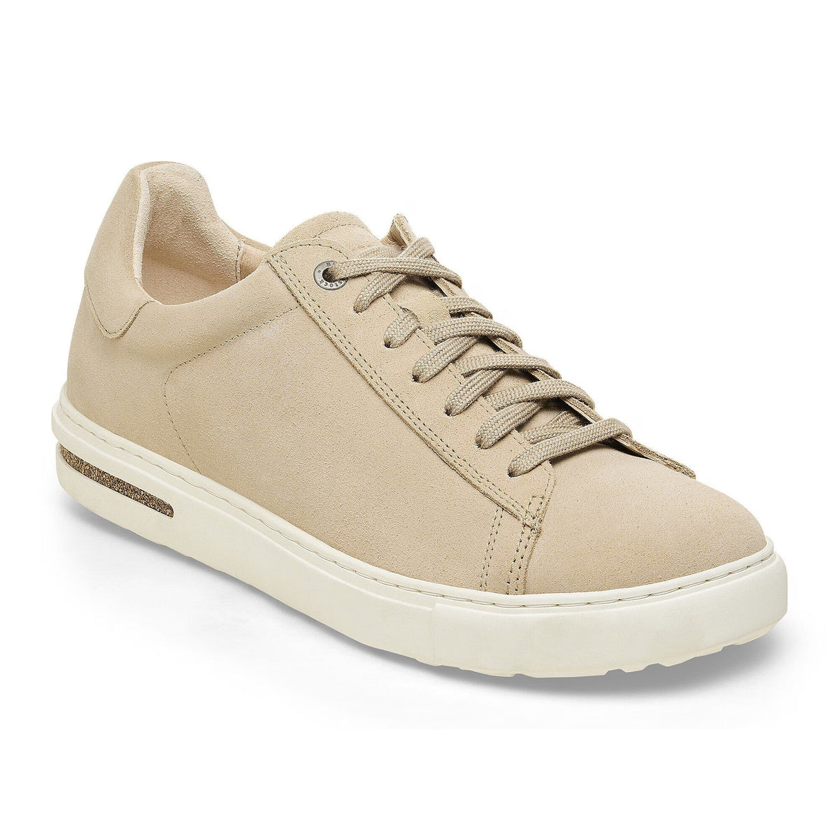 Birkenstock Bend Low Suede Leather Shoes - Sandcastle, Narrow
