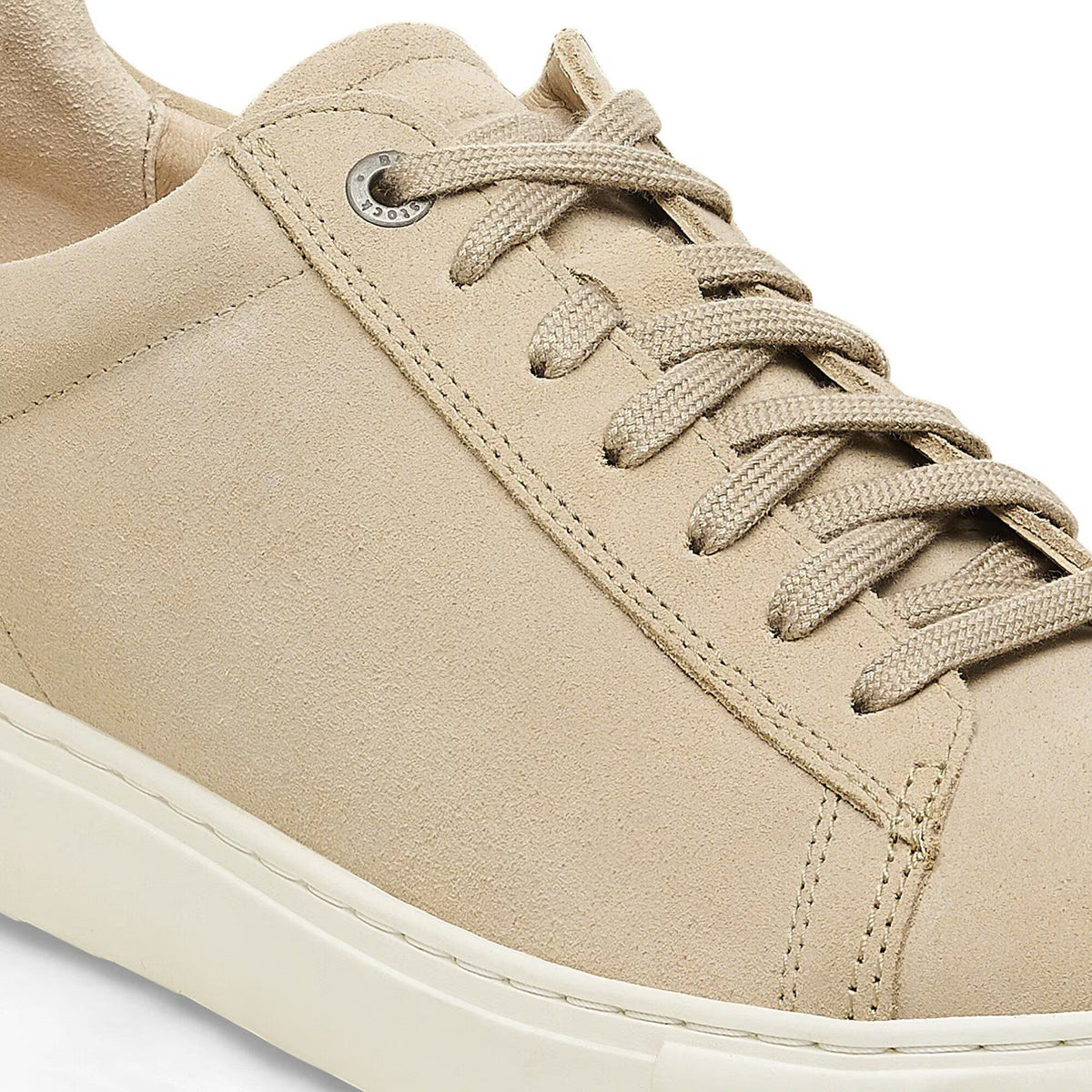 Birkenstock Bend Low Suede Leather Shoes - Sandcastle, Narrow