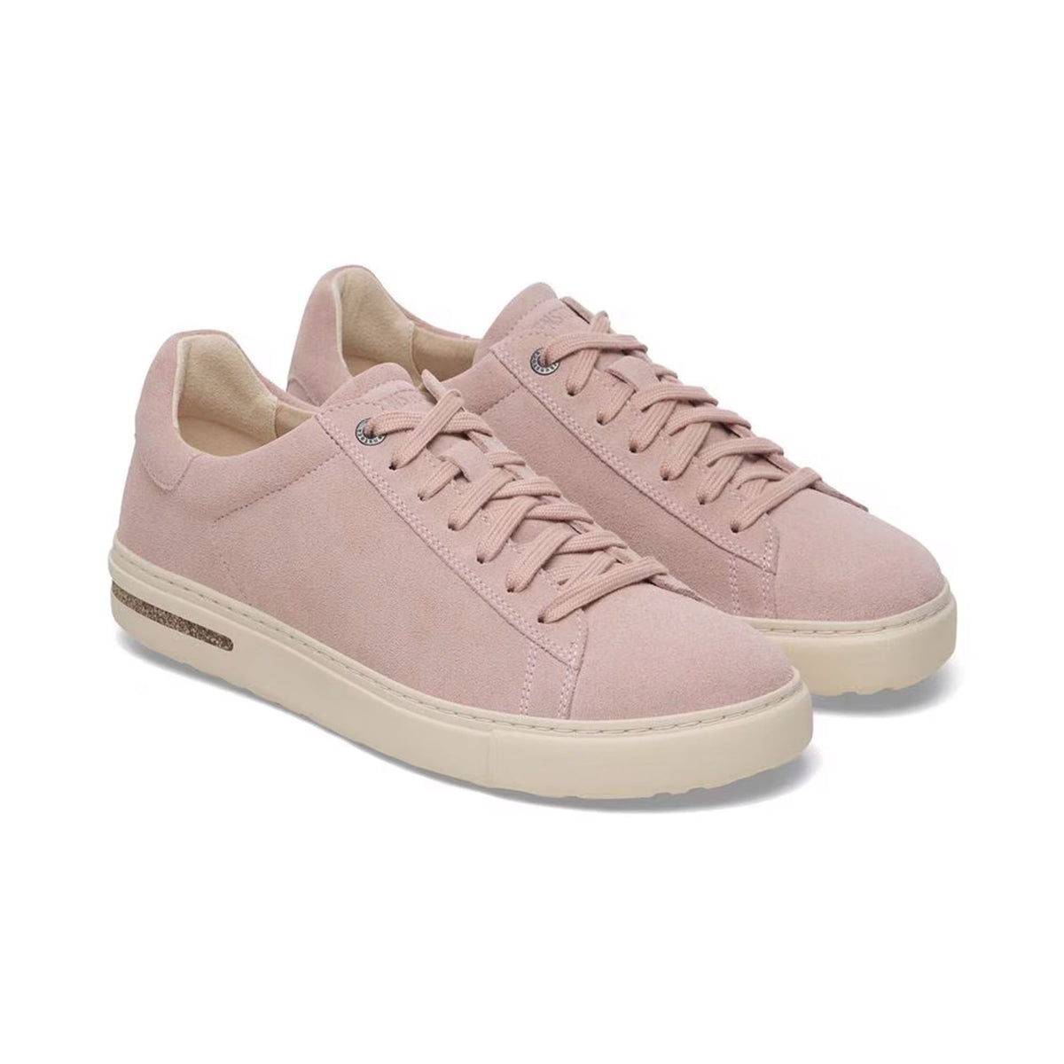Birkenstock Bend Low Suede Leather Shoes - Light Rose, Regular
