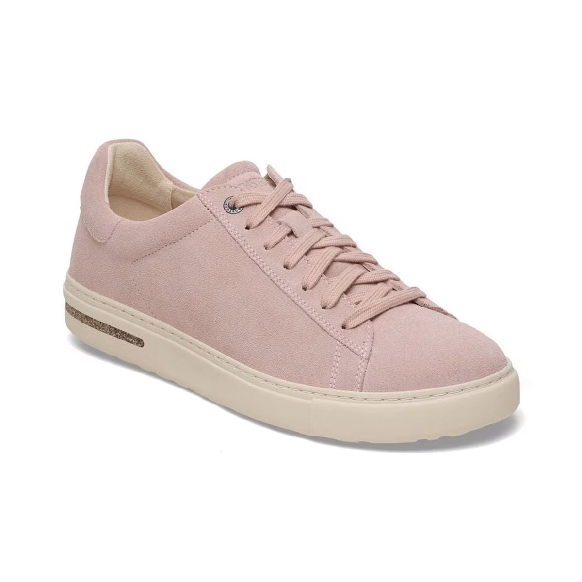 Birkenstock Bend Low Suede Leather Shoes - Light Rose, Regular