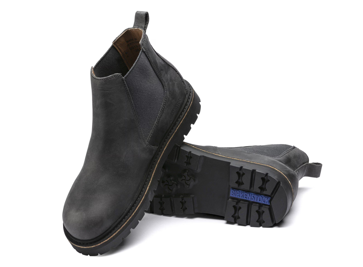 Birkenstock Stalon Nubuck Leather Boot Graphite Regular