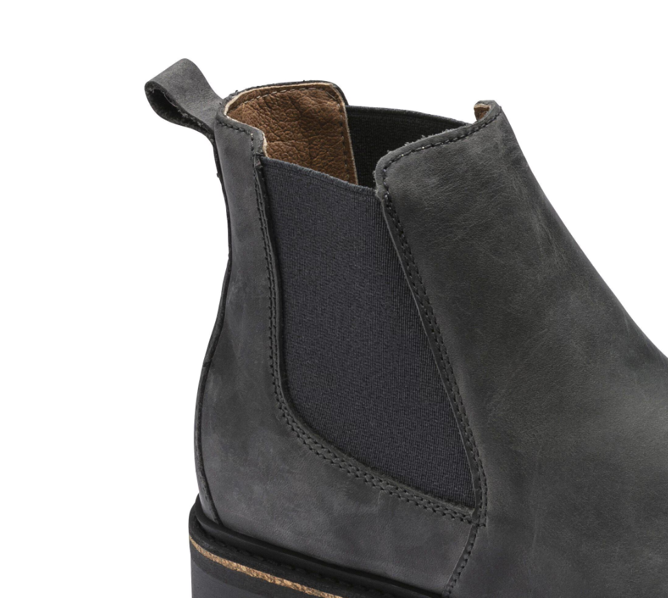 Birkenstock Stalon Nubuck Leather Boot Graphite Narrow