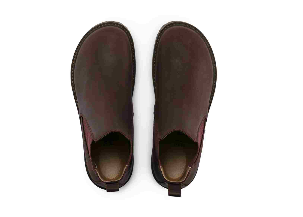 Birkenstock Stalon Women Nubuck Leather Burgundy Boots Narrow