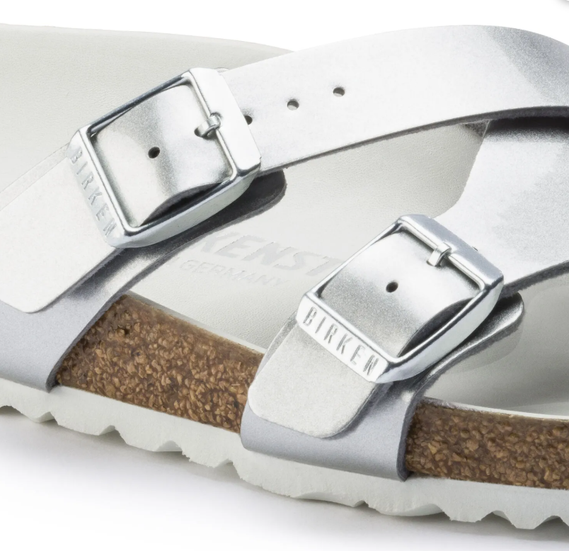 Birkenstock Yao Balance Birko-Flor Silver Narrow