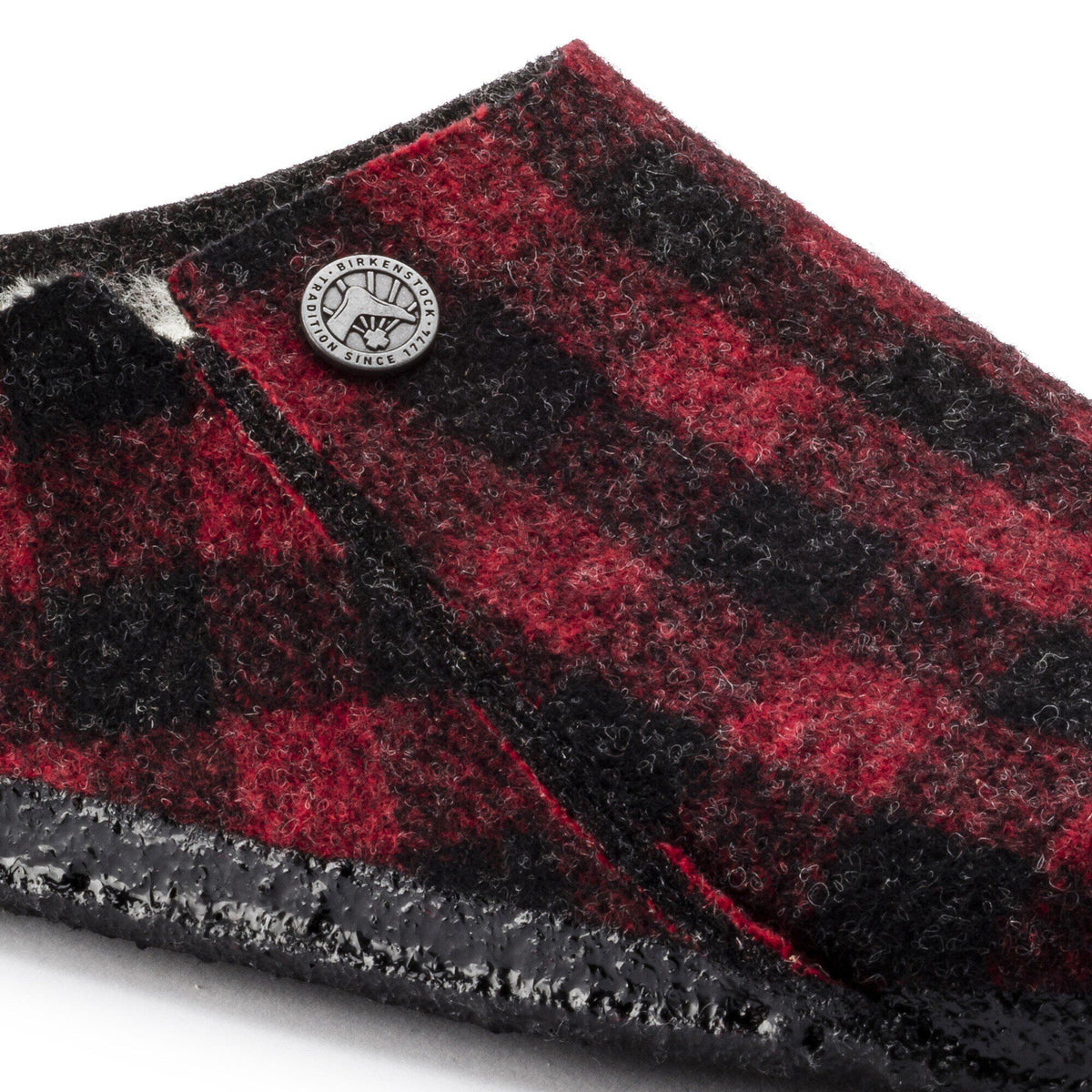 Birkenstock Zermatt Shearling Shearling Wool Felt Clogs - Red - Regular