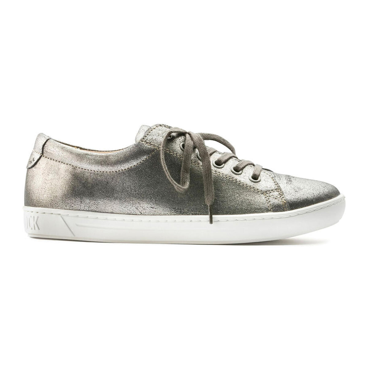 Birkenstock Arran Natural Leather Sandals - Silver - Narrow