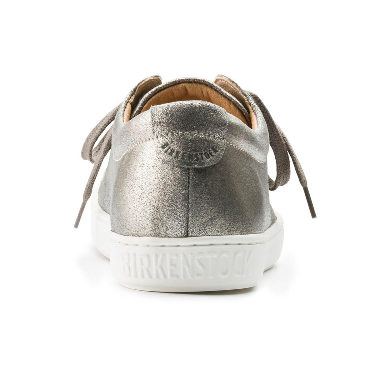 Birkenstock Arran Natural Leather Sandals - Silver - Narrow