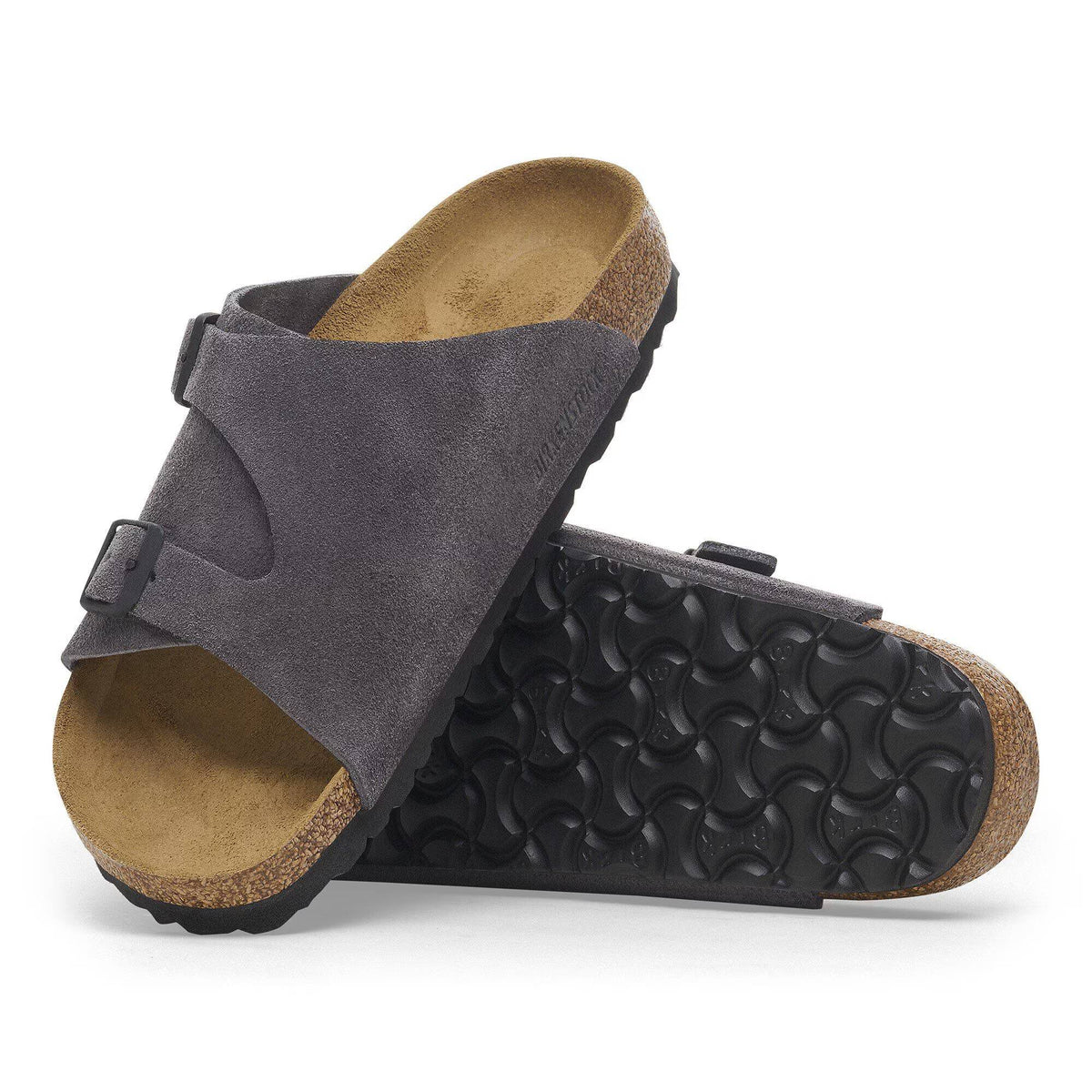 Birkenstock Zurich Suede Leather Clogs - Velvet Gray, Regular