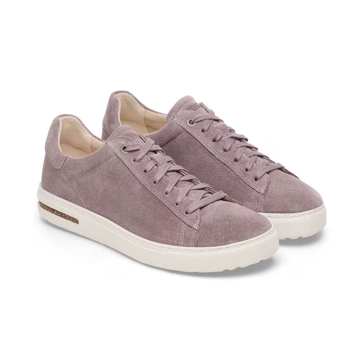 Birkenstock Bend Low Suede Leather Shoes - Purple, Narrow