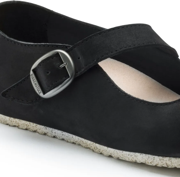 Birkenstock Tracy Nubuck Leather Black Narrow