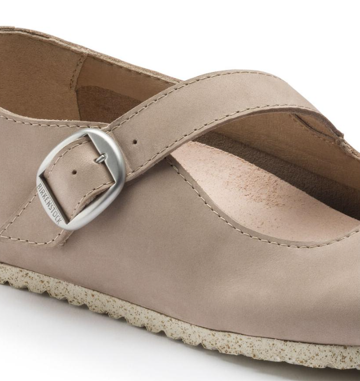 Birkenstock Tracy Nubuck Leather Sand Narrow