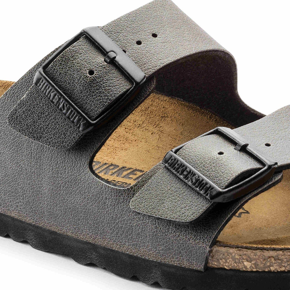 Birkenstock Arizona Birko-Flor Sandals - Pull Up Stone - Narrow