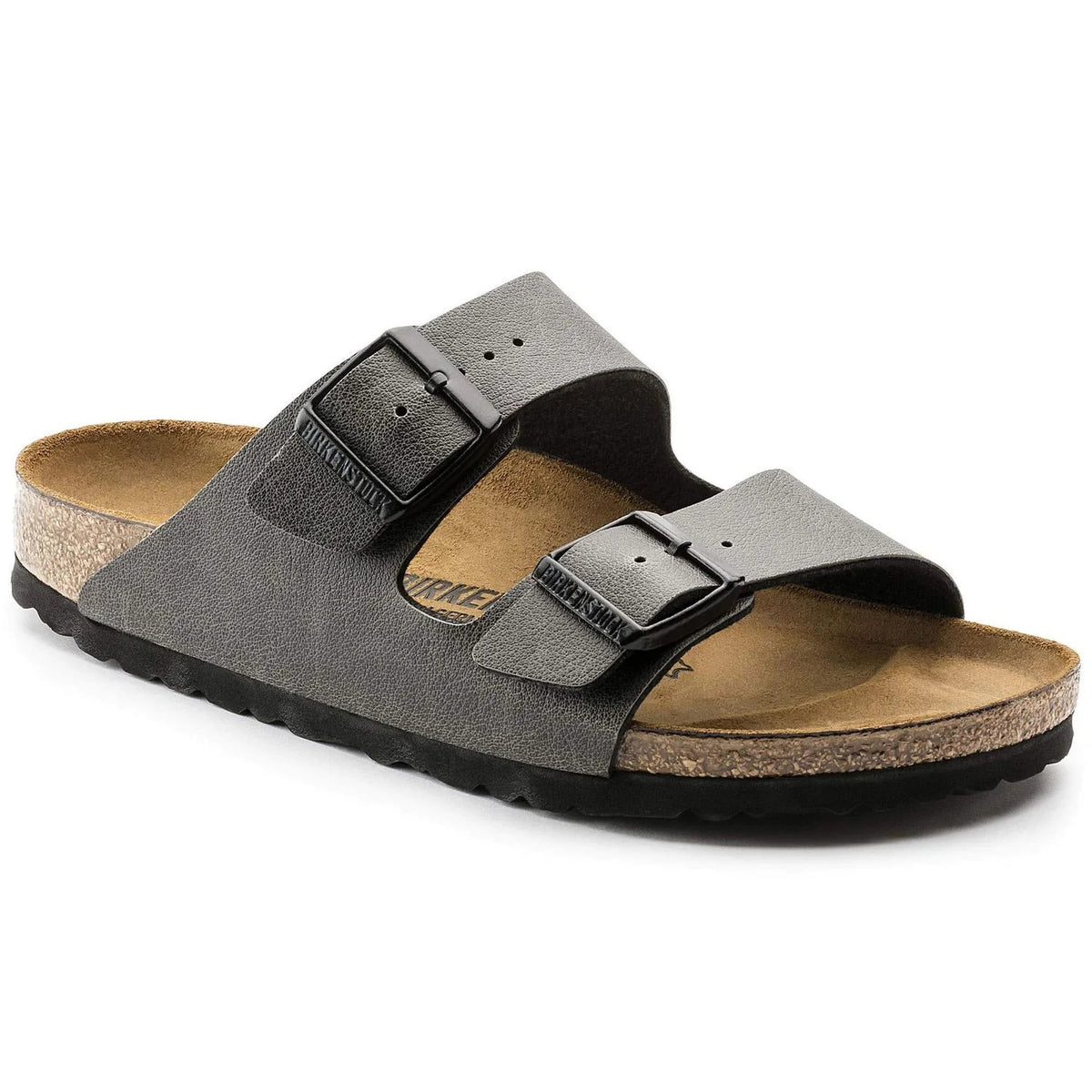 Birkenstock Arizona Birko-Flor Sandals - Pull Up Stone - Narrow