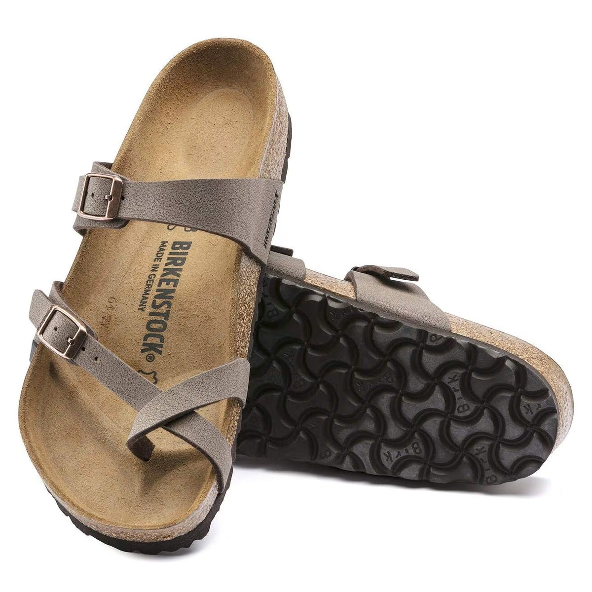 Birkenstock Mayari Birkibuc Sandals - Mocha - 71061 - Regular