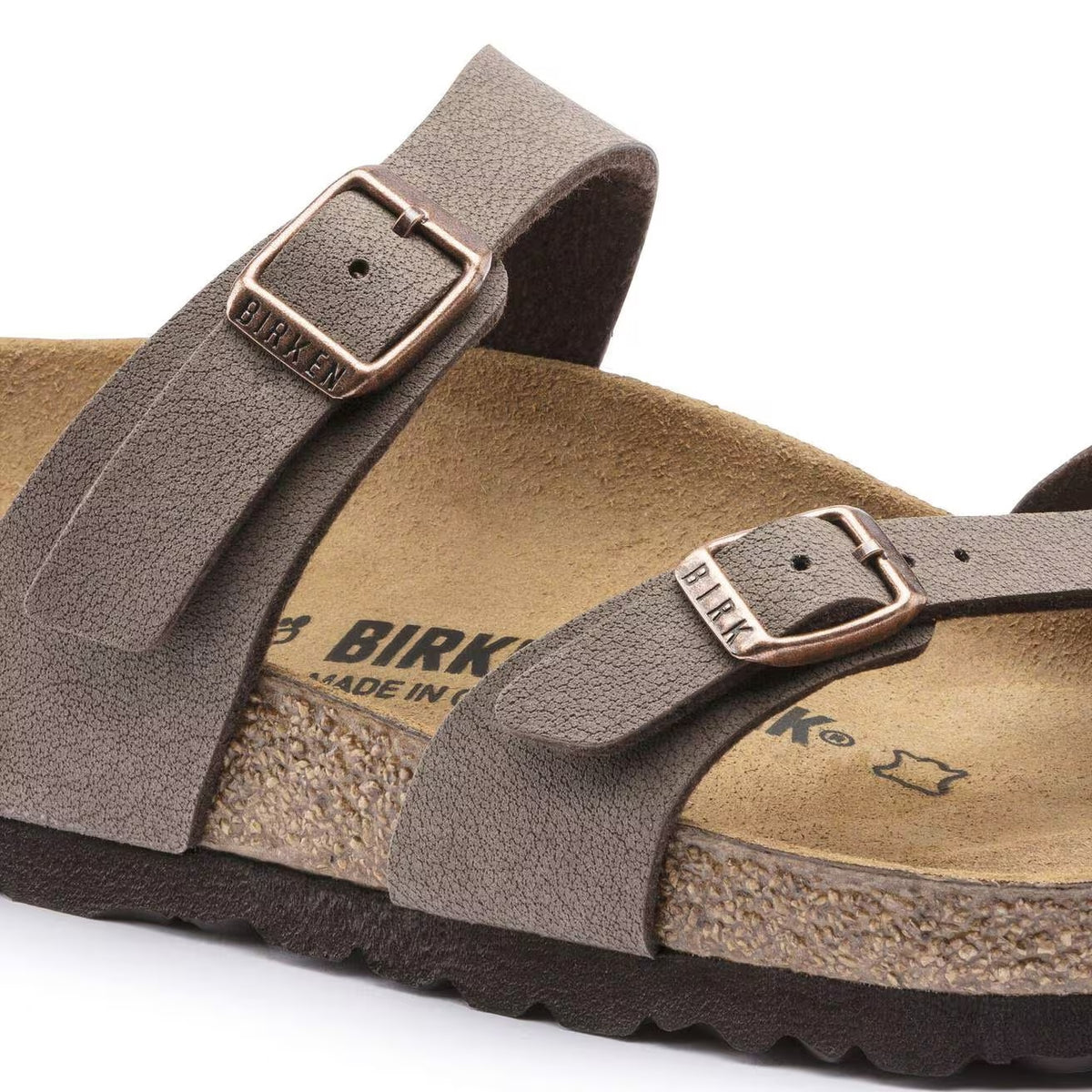 Birkenstock Mayari Birkibuc Sandals - Mocha - 71061 - Regular