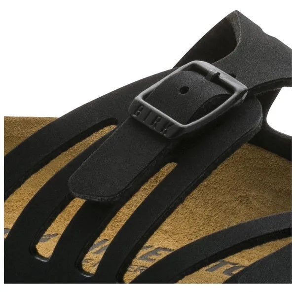 Birkenstock Granada Birkibuc Sandals - Black - 92043 - Narrow