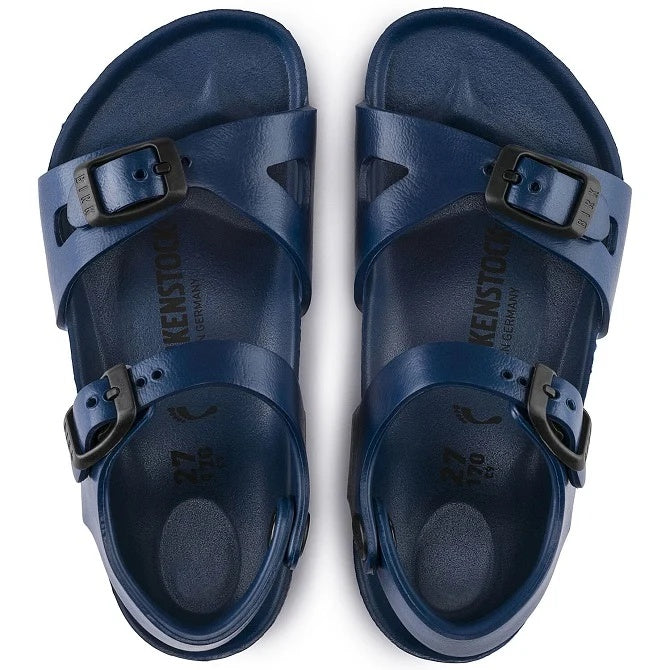 Birkenstock Rio Essentials Kids EVA Sandals - Navy - 126123 - Narrow