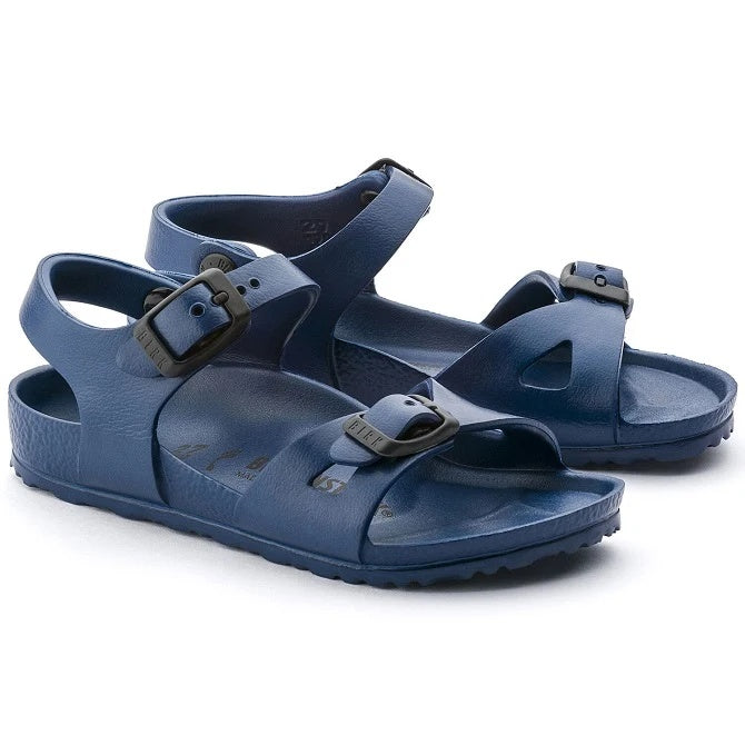 Birkenstock Rio Essentials Kids EVA Sandals - Navy - 126123 - Narrow