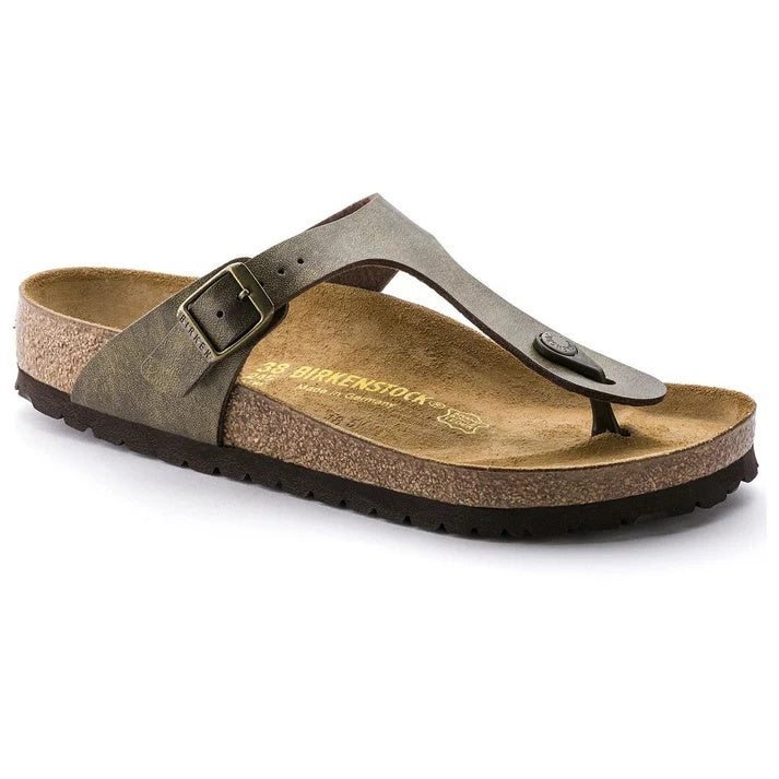 Birkenstock Gizeh Birko-Flor Sandals - Golden Brown - 143941 - Regular