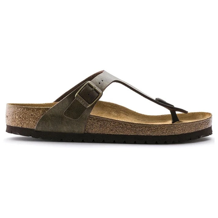 Birkenstock Gizeh Birko-Flor Sandals - Golden Brown - 143941 - Regular