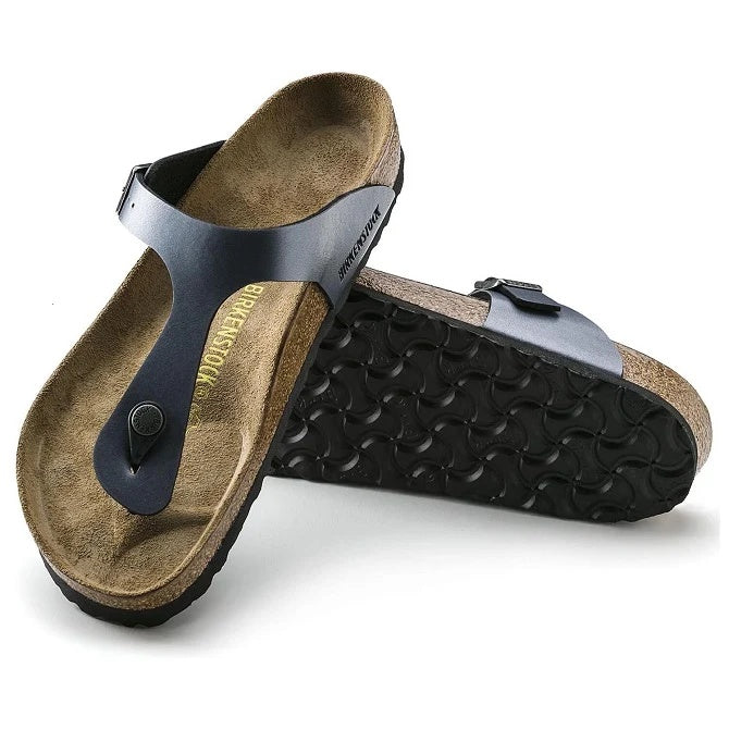 Birkenstock Gizeh Birko-Flor Sandals - Ice Pearl Onyx - 843801 - Regular
