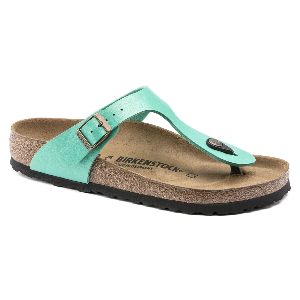 Birkenstock Gizeh Birko-Flor Sandals - Graceful Emerald - 1016147