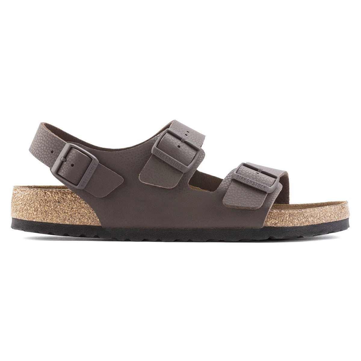 Birkenstock Milano Soft Footbed Birko-Flor Sandals - Chocolate - 1023136 - Regular