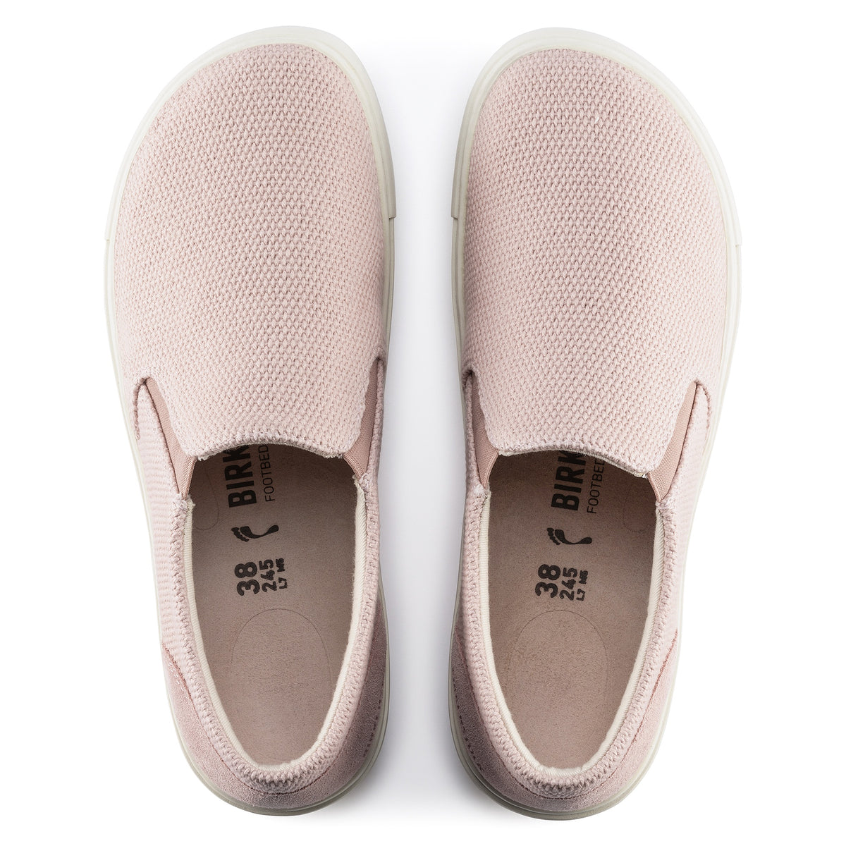 Birkenstock Oswego Mixed Leather Sandals - Soft Pink - 1022428 - Narrow