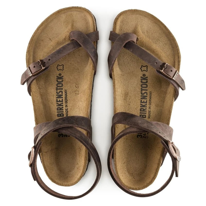 Birkenstock Yara Oiled Leather Sandals - Habana - 13391 - Regular