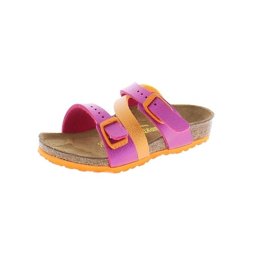 Birkenstock Salina Birko-Flor Sandals - Charme Pink Orange - 25443