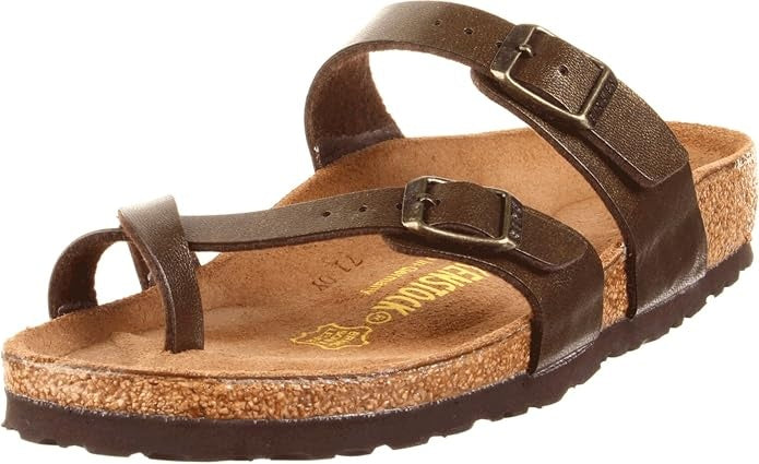 Birkenstock Mayari Birko-Flor Sandals - Golden Brown - 71043 - Narrow