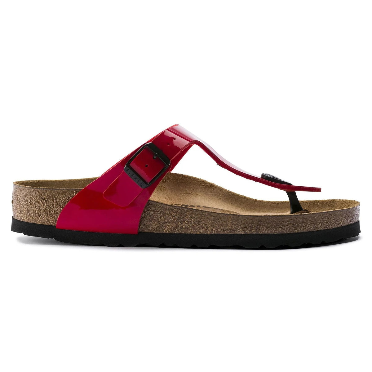 Birkenstock Gizeh Birko-Flor Sandals - Patent Cherry - 1014310 - Regular