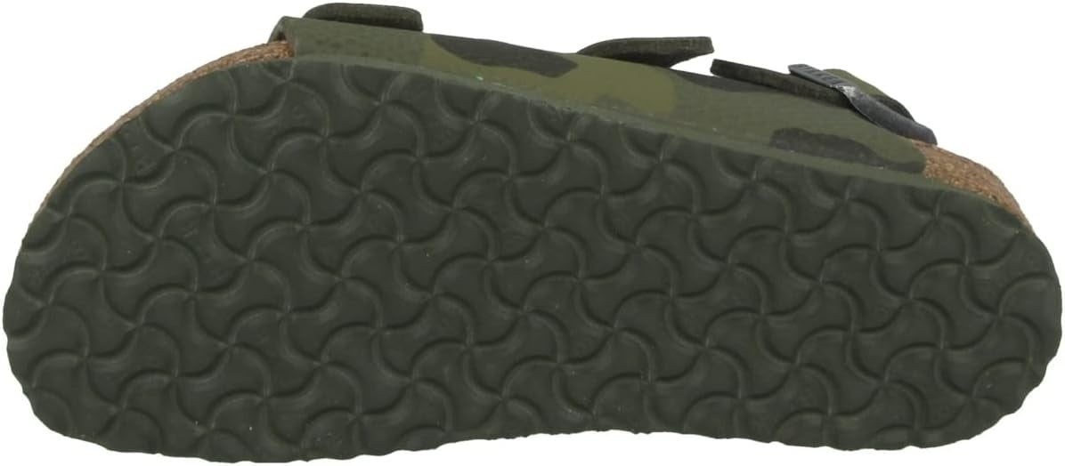 Birkenstock Milano Kinder Birko-Flor Sandals - Desert Soil Camouflage Green - 1014590 - Narrow