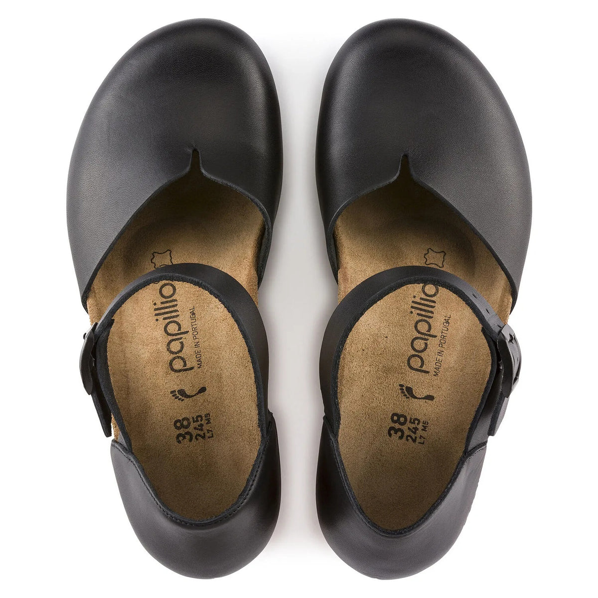 Birkenstock Mary Leather Sandals - Black - 1014686 - Narrow