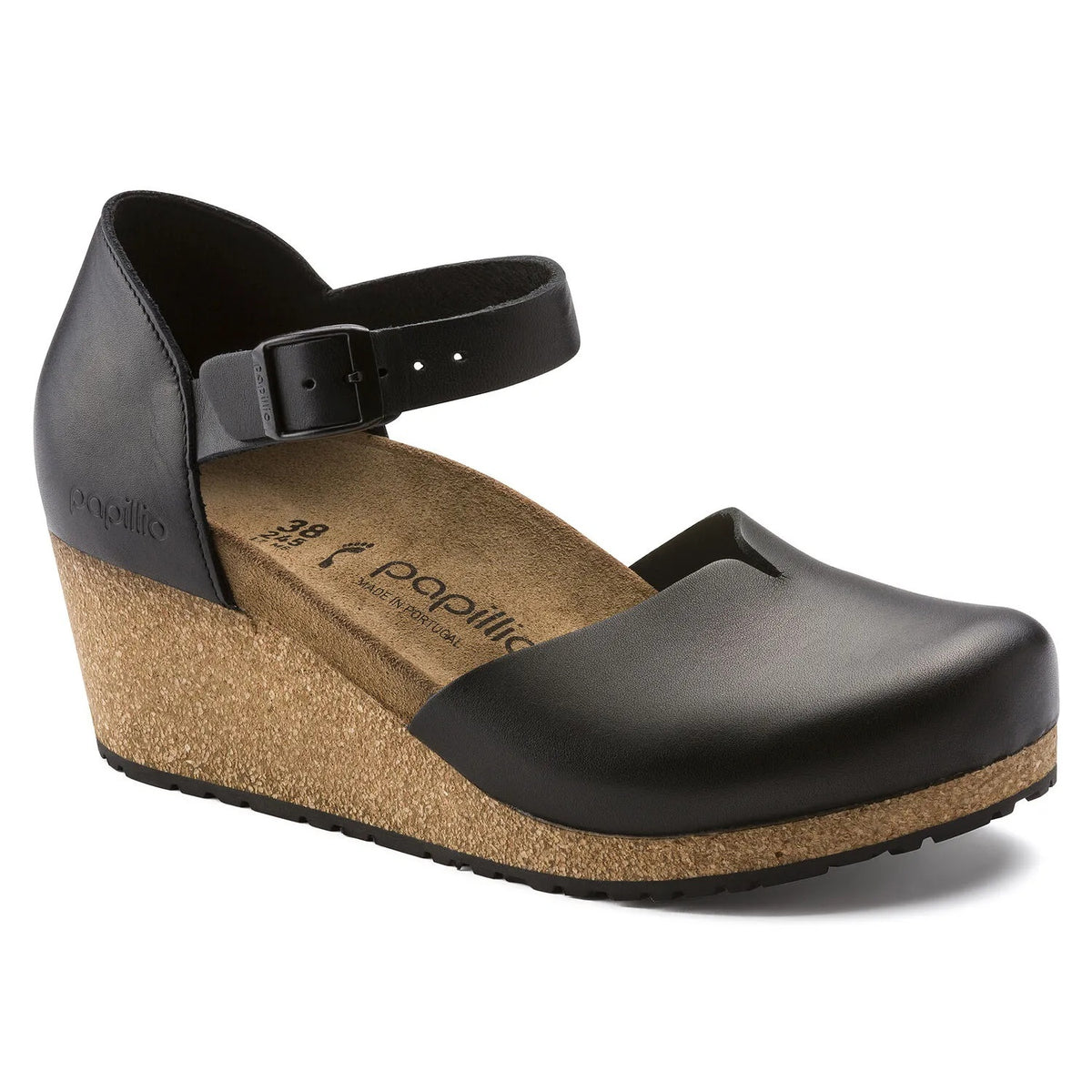 Birkenstock Mary Leather Sandals - Black - 1014686 - Narrow