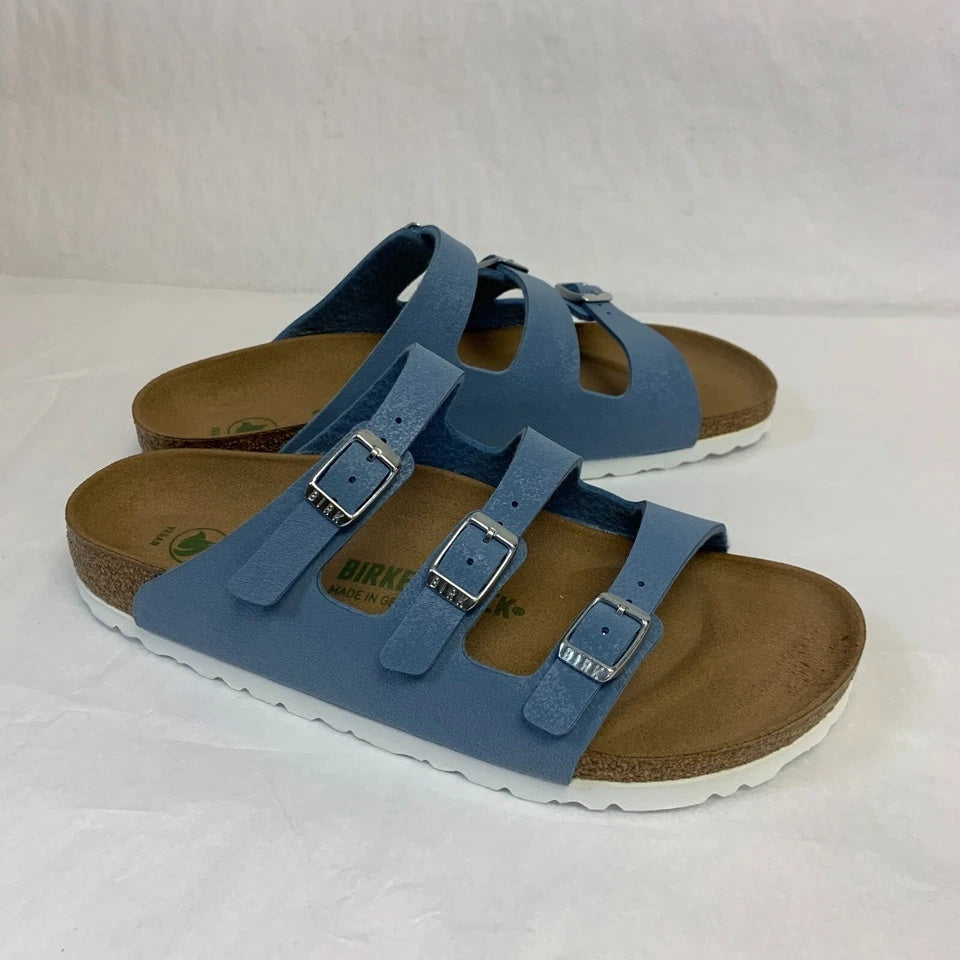 Birkenstock Florida Fresh Birko-Flor Sandals - Brushed Dove - 1016207 - Narrow