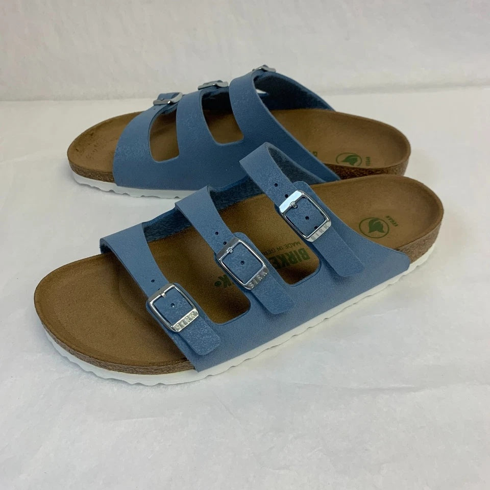 Birkenstock Florida Fresh Birko-Flor Sandals - Brushed Dove - 1016207 - Narrow