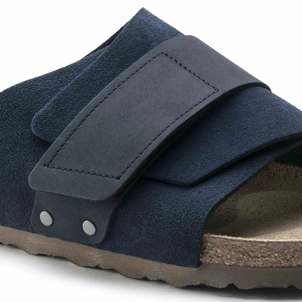 Birkenstock Kyoto Suede Leather Sandals - Navy - 1017487 - Regular