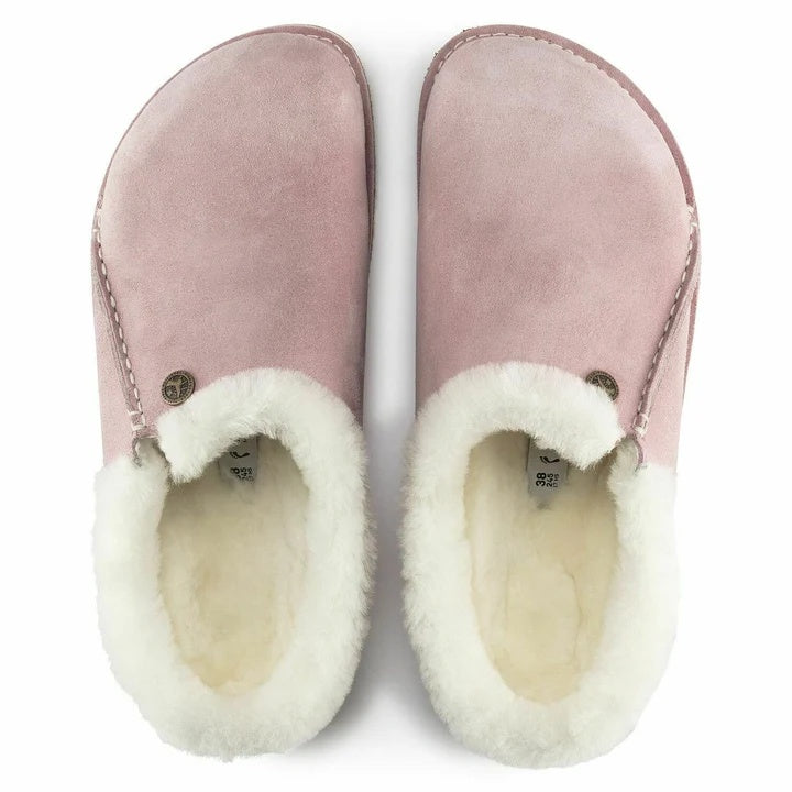 Birkenstock Zermatt Premium Suede Leather Clogs - Lavender Blush - 1017992 - Narrow